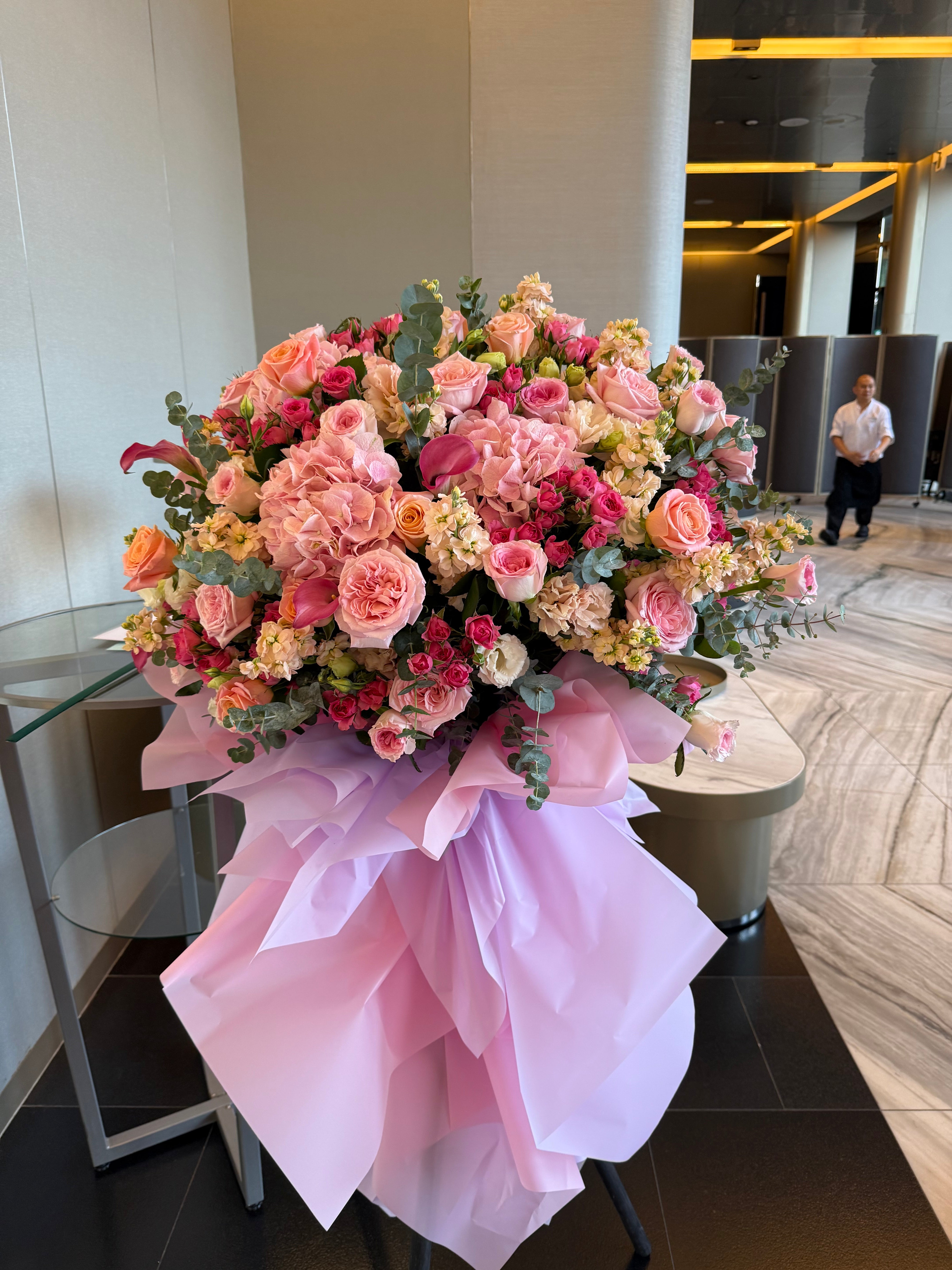 Congratulations Flower Stand - Bespoke